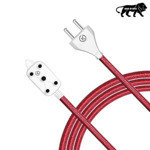 KLICK GADGETS 2PIN AND 3PIN SOCKET EXTENSION MULTI-PURPOSE WIRE RED
